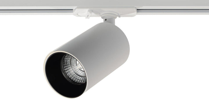 Oz spotskinne 5 spotter 2 meter - Pure white/Svart-Spotskinner 230V-NorDesign-Pure White / Svart-784490106+389560206+389561206+389561306-Lightup.no