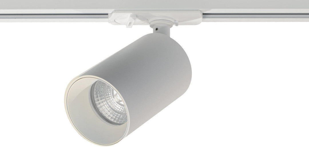 Oz spotskinne 5 spotter 2 meter - Pure white/Svart-Spotskinner 230V-NorDesign-Pure White / Svart-784490106+389560206+389561206+389561306-Lightup.no