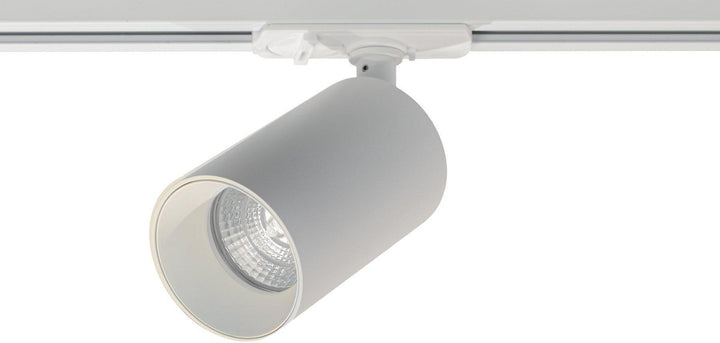 Oz spotskinne 5 spotter 2 meter - Pure white/Svart-Spotskinner 230V-NorDesign-Pure White / Svart-784490106+389560206+389561206+389561306-Lightup.no