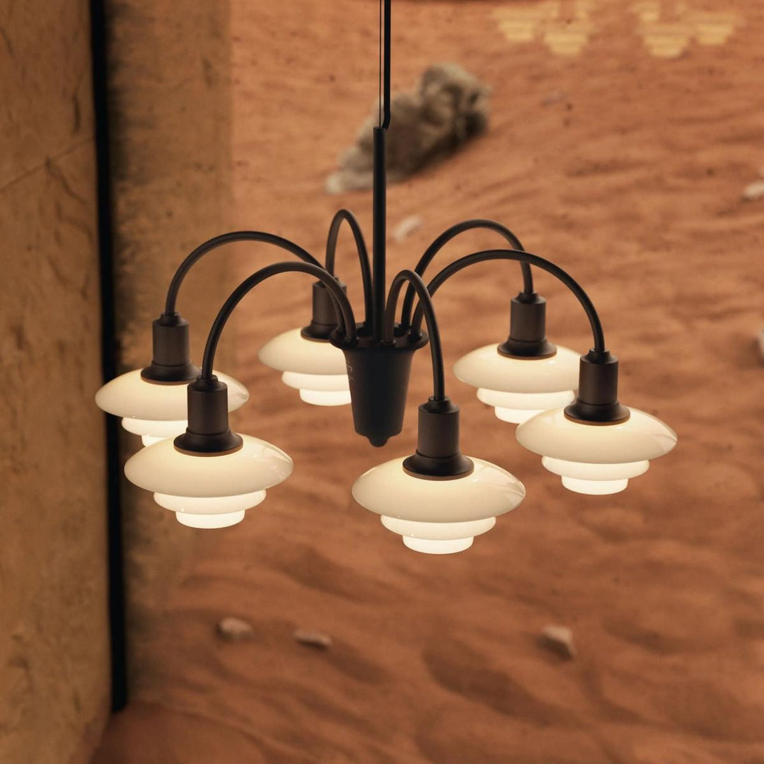 PH 1/1 Centenary 6 lysekrone-Lysekroner-Louis Poulsen-Brunert messing/dusty terracotta-LP__5741115851-Lightup.no