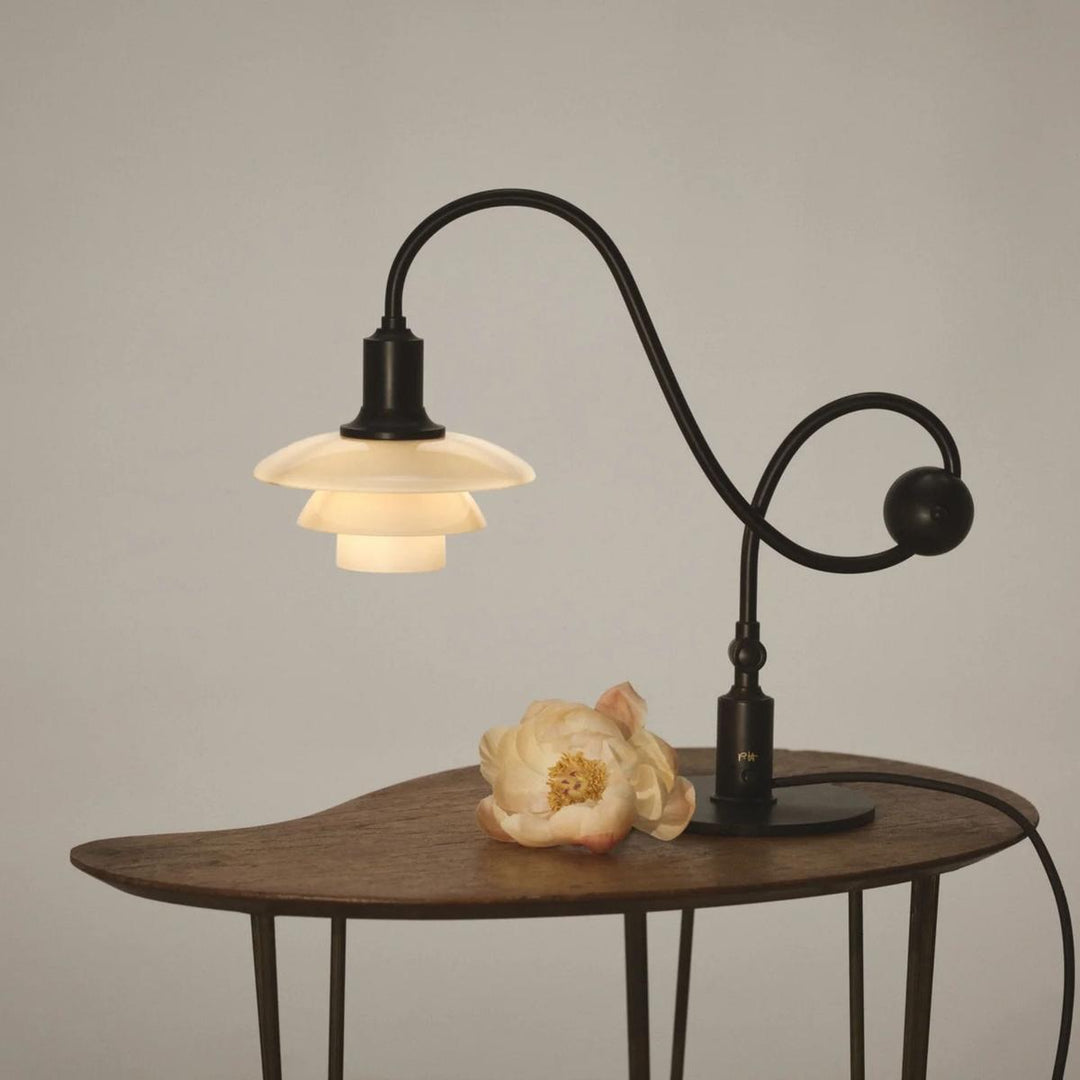 PH 1/1 Pianolampen - Limited edition-Bordlamper-Louis Poulsen-Brunert messing/Dusty Terracotta-LP__5743151334-Lightup.no