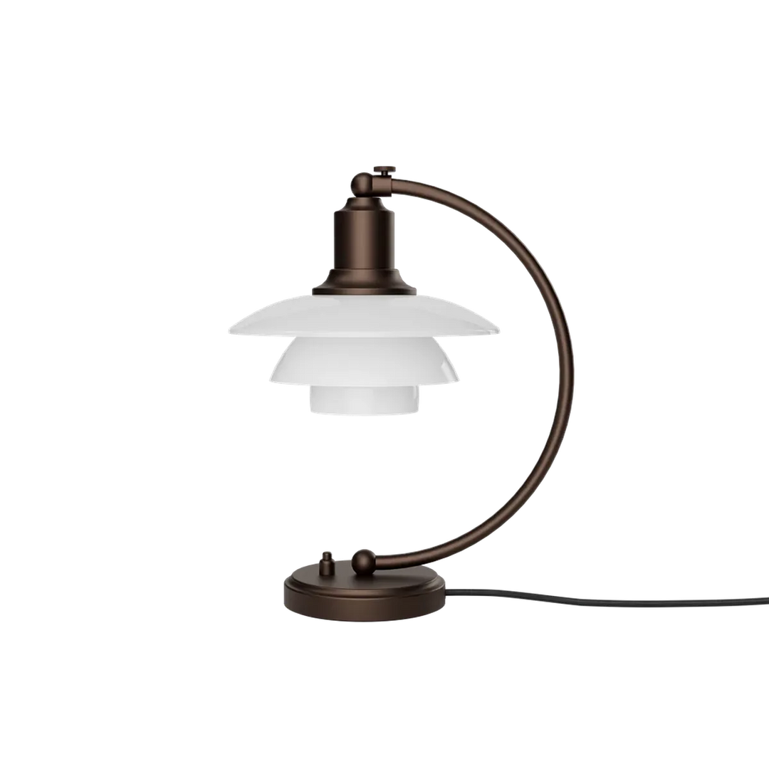 PH 2/2 Luna aged brass opal bordlampe-Bordlamper-Louis Poulsen-Messing/opal-LP__ 5744172150-Lightup.no