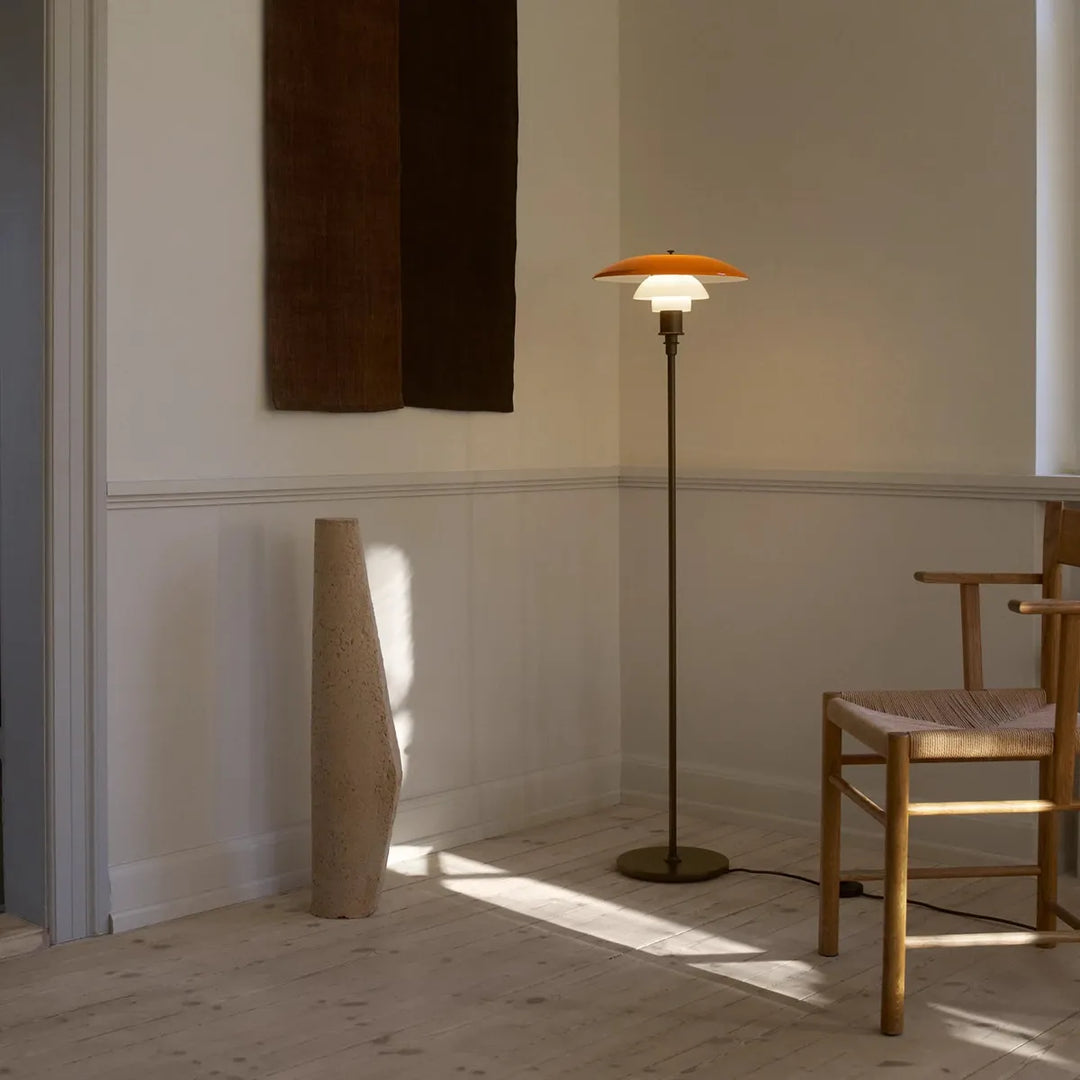 PH 3½-2½ Gulvlampe Centenary Edition-Gulvlamper-Louis Poulsen-Amber / hvit-LP__5744613473-Lightup.no