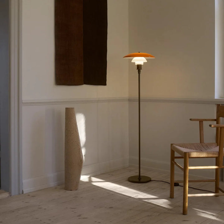 PH 3½-2½ Gulvlampe Centenary Edition-Gulvlamper-Louis Poulsen-Amber / hvit-LP__5744613473-Lightup.no