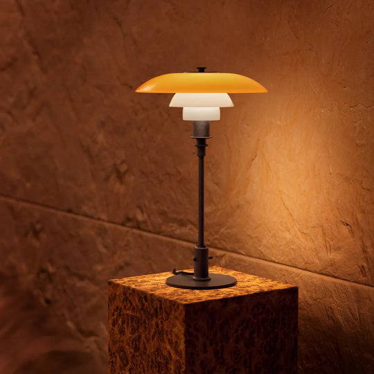 PH 3/2 Bordlampe Centenary Edition-Bordlamper-Louis Poulsen-Hvit / amber-LP__5744613376-Lightup.no