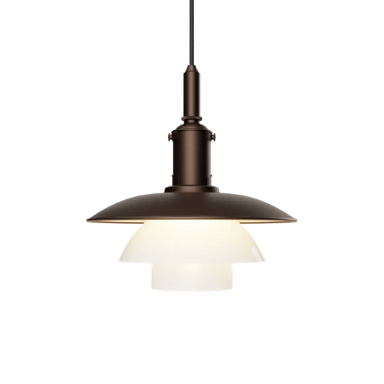 PH 3/3 aged brass opal takpendel-Takpendler-Louis Poulsen-Messing/opal-LP__5741115806-Lightup.no