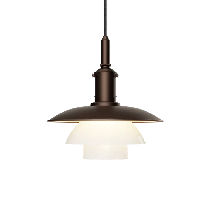 PH 3/3 aged brass opal takpendel-Takpendler-Louis Poulsen-Messing/opal-LP__5741115806-Lightup.no