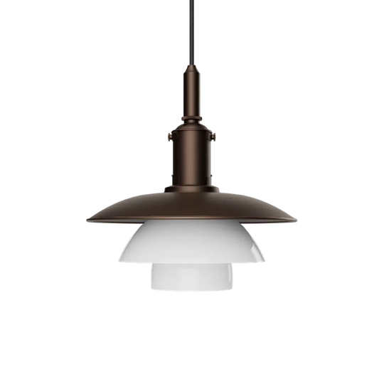 PH 3/3 aged brass opal takpendel-Takpendler-Louis Poulsen-Messing/opal-LP__5741115806-Lightup.no