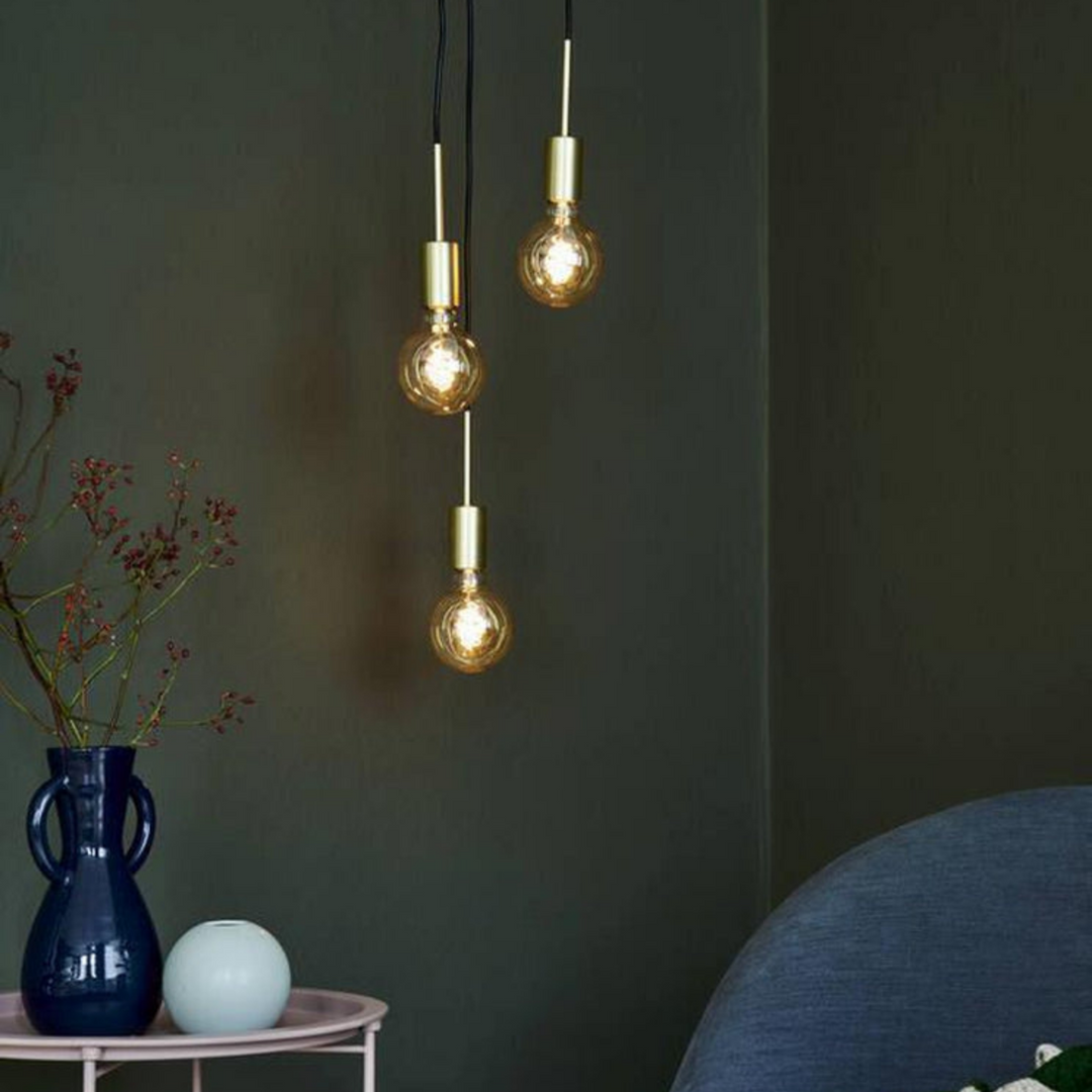 Paco takpendel 3 lys rondel-Takpendler-Nordlux-Messing-2112063035-Lightup.no