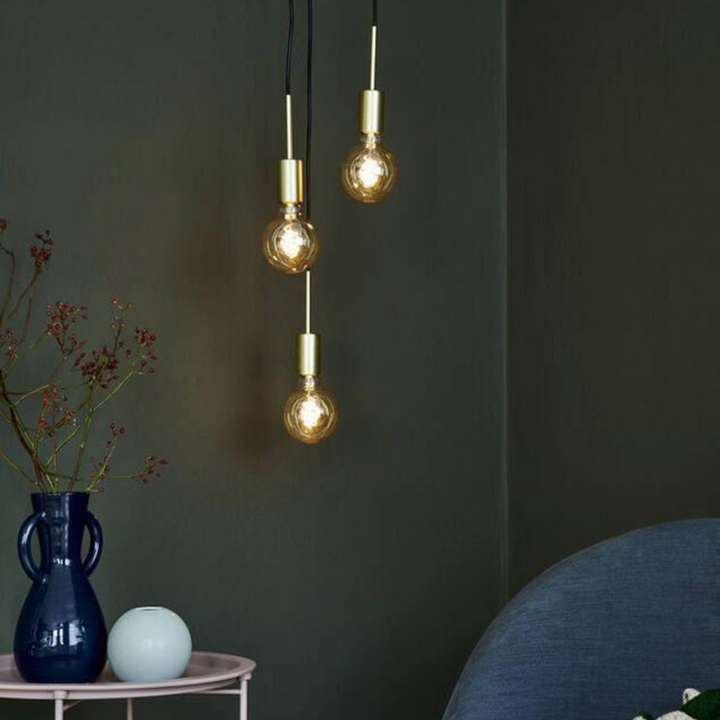 Paco takpendel 3 lys rondel-Takpendler-Nordlux-Messing-2112063035-Lightup.no