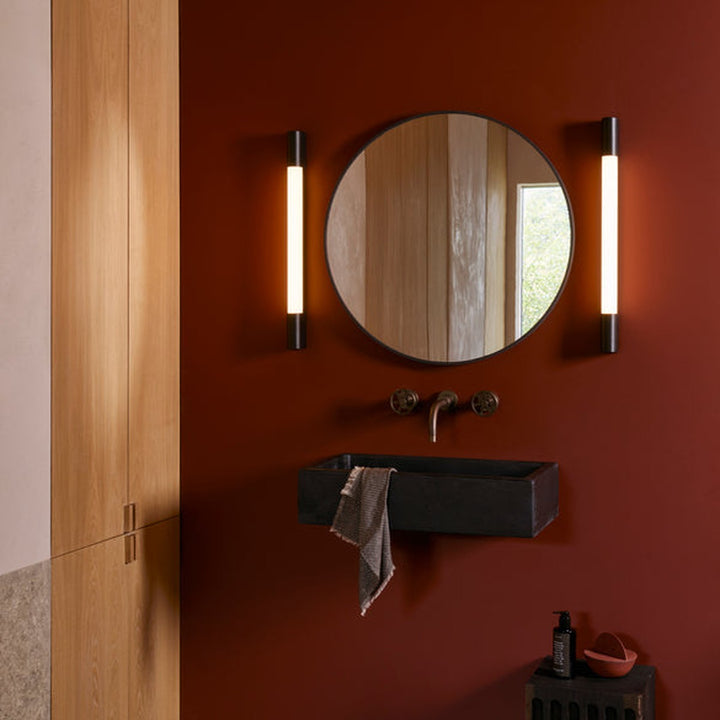 Palermo 600 LED vegglampe baderom IP44 6,8W 3000 Kelvin-Baderomslampe Vegg-Astro Lighting-Svart-Asg__1084038-Lightup.no