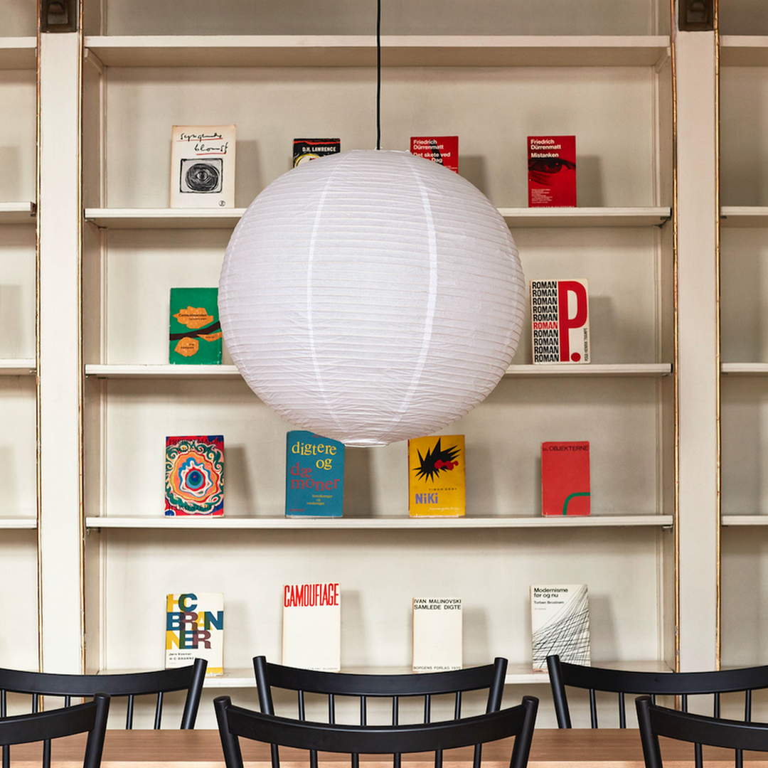 Paper shade Ø60-Takpendler-HAY-Hvit-AB318-A385-AB35-Lightup.no