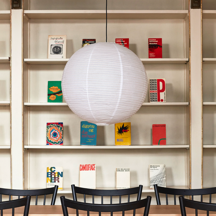 Paper shade Ø60-Takpendler-HAY-Hvit-AB318-A385-AB35-Lightup.no