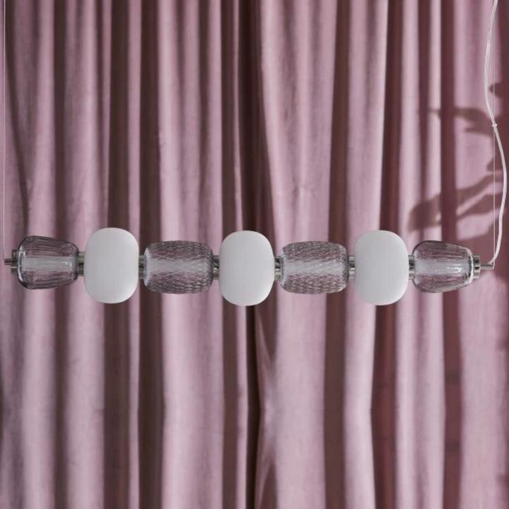 Pearl 7 takpendel-Takpendler-LOOM Design-Røyfarget/Grå-LF-838-001-Lightup.no