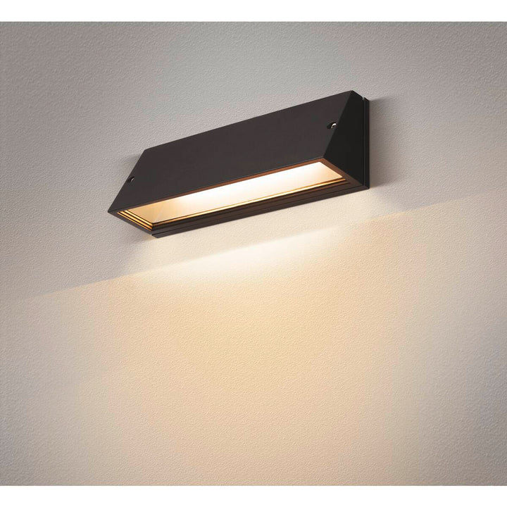 Pema vegglampe utendørs 14W 3000/4000 Kelvin IP65-Utebelysning vegg opp og ned-Slv-Svart-slv-1003453-Lightup.no