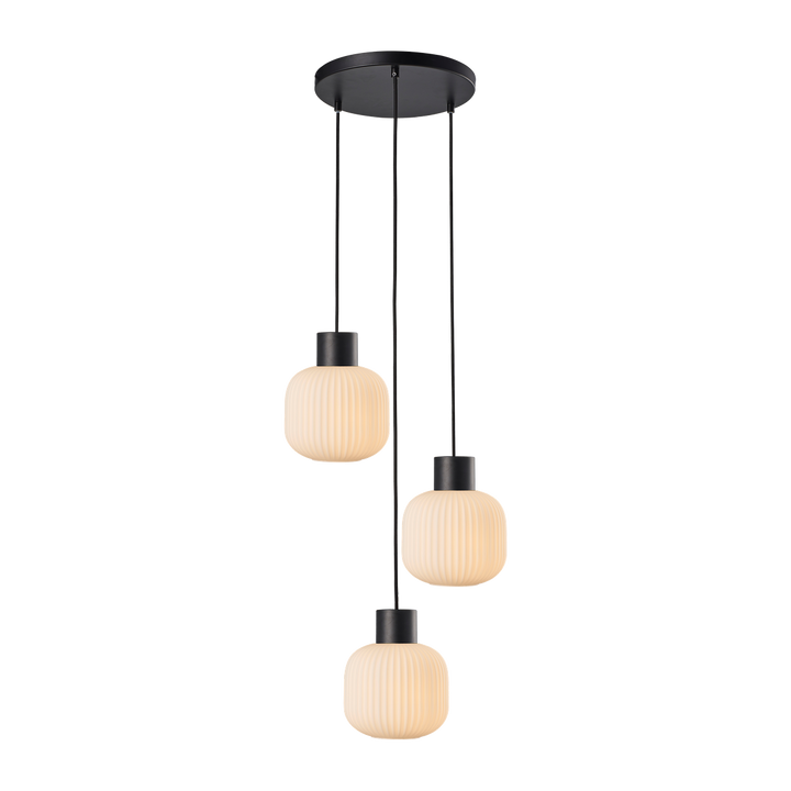 Pento takpendel 3-lys rondell-Takpendler-Ms - belysning-Røykfarget-9400000176-Lightup.no