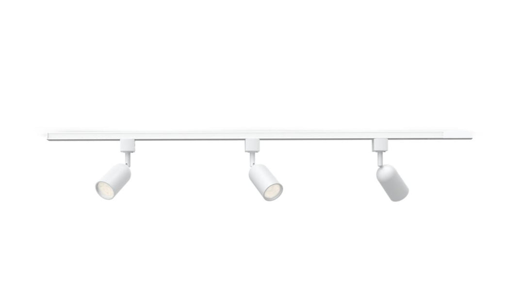 Philips EasyLink Shea spotskinne med 3 spotter - 1 meter-Spotskinner 230V-Philips-Svart-929004724101-Lightup.no