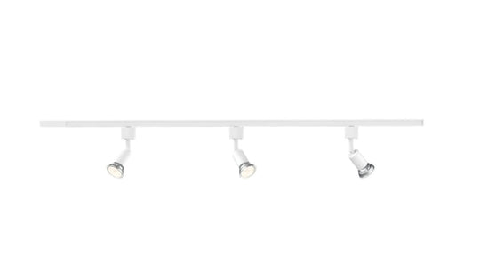 Philips EasyLink Tobia spotskinne med 3 spotter - 1 meter-Spotskinner 230V-Philips-Hvit-929004723201-Lightup.no