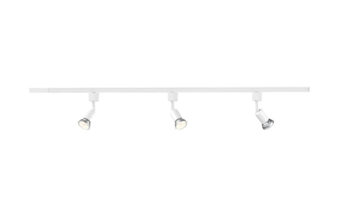 Philips EasyLink Tobia spotskinne med 3 spotter - 1 meter-Spotskinner 230V-Philips-Hvit-929004723201-Lightup.no