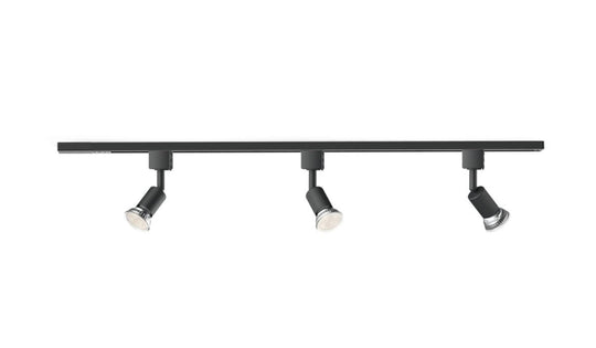 Philips EasyLink Tobia spotskinne med 3 spotter - 1 meter-Spotskinner 230V-Philips-Svart-929004723301-Lightup.no