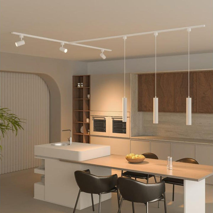 Philips EasyLink Zilo spotskinne med 3 spotter - 1 meter-Spotskinner 230V-Philips-Svart-929004723701-Lightup.no