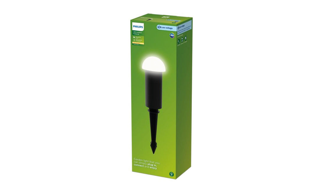 Philips Gardenlink Edwina hagelys 2700K 1,5W IP44 - 24 Volt-Utebelysning Hagebelysning-Philips-Svart-929004659401-Lightup.no