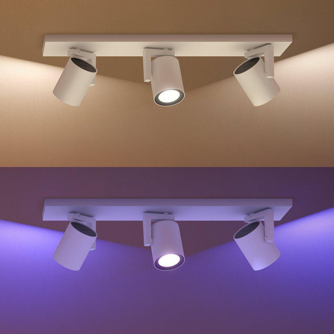Philips Hue Argenta 3 lys spotlight white and colore ambiance-Taklamper-Philips Hue-Aluminium-915005762501-Lightup.no