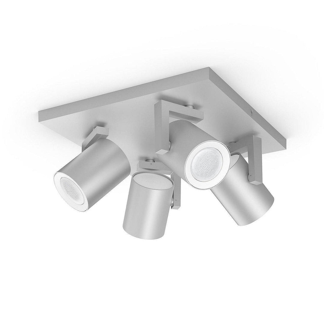 Philips Hue Argenta 4 lys spotlight white and colore ambiance-Taklamper-Philips Hue-Aluminium-915005762601-Lightup.no