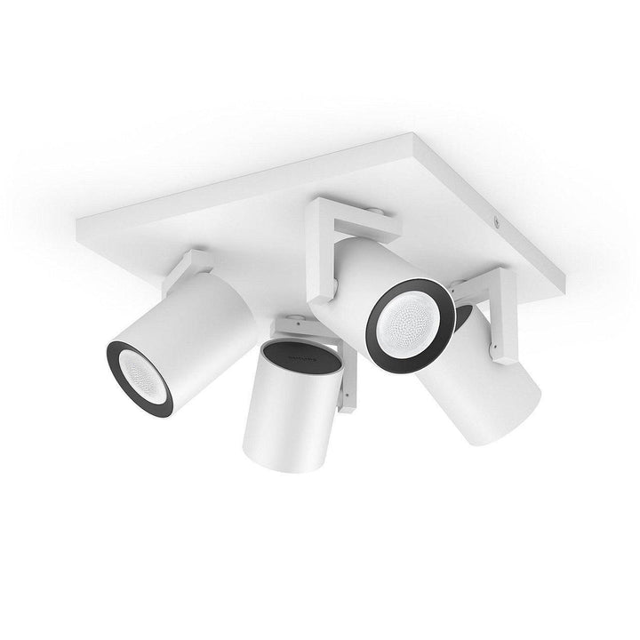 Philips Hue Argenta 4 lys spotlight white and colore ambiance-Taklamper-Philips Hue-Aluminium-915005762601-Lightup.no