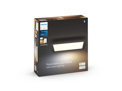 Philips Hue Aurelle firkantet taklampe 19W 2200-6500K White Ambiance - Svart-Taklamper-Philips Hue-929003597801-Lightup.no
