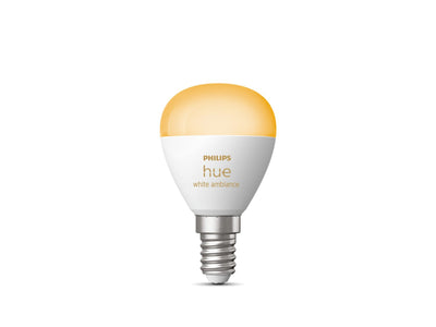 Philips Hue P45 E14 lyspære 5,1W 2200-6500K White Ambiance-LED-pære E14 sokkel-Philips Hue-929003573701-Lightup.no