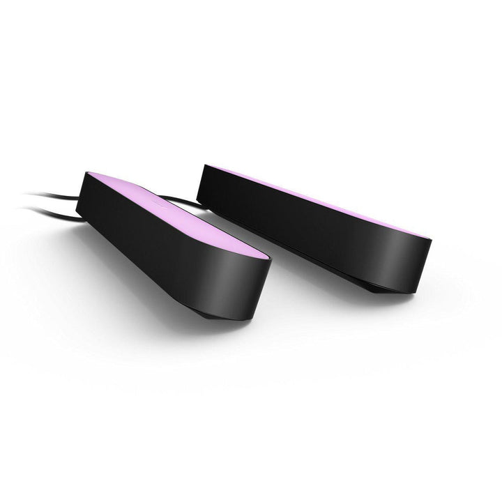 Philips Hue Play bar dobbeltpakke white and color ambiance - Hvit-Vegglamper-Philips Hue-Svart-915005733901-Lightup.no