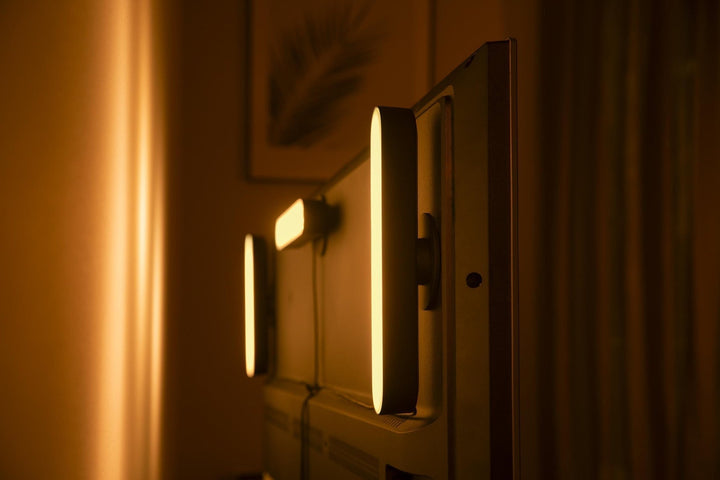 Philips Hue Play bar dobbeltpakke white and color ambiance - Hvit-Vegglamper-Philips Hue-Svart-915005733901-Lightup.no