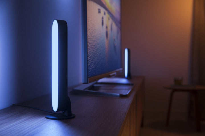 Philips Hue Play bar dobbeltpakke white and color ambiance - Hvit-Vegglamper-Philips Hue-Svart-915005733901-Lightup.no