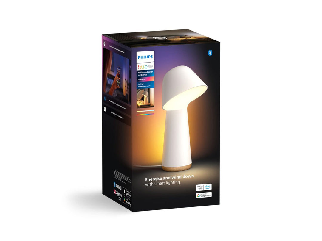 Philips Hue Twilight nattbordslampe 13,4W - Hue White Color Ambiance-Bordlamper-Philips Hue-Hvit-929003711201-Lightup.no