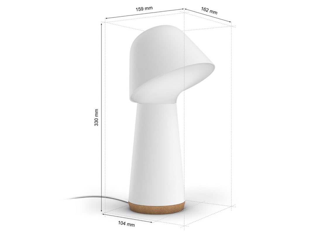 Philips Hue Twilight nattbordslampe 13,4W - Hue White Color Ambiance-Bordlamper-Philips Hue-Hvit-929003711201-Lightup.no