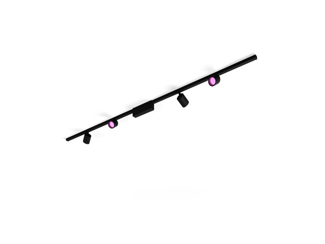 Philips Hue smart Perifo spotskinne 4 spotter 2 meter Hue White Color Ambiance-Spotskinner 230V-Philips Hue-Hvit-929003117401-Lightup.no