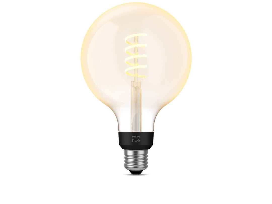 Philips Hue white LED 7W E27 G125 2200-4500 Kelvin - 125 mm-Smartpærer E27-Philips Hue-Hvit-929002478101-Lightup.no
