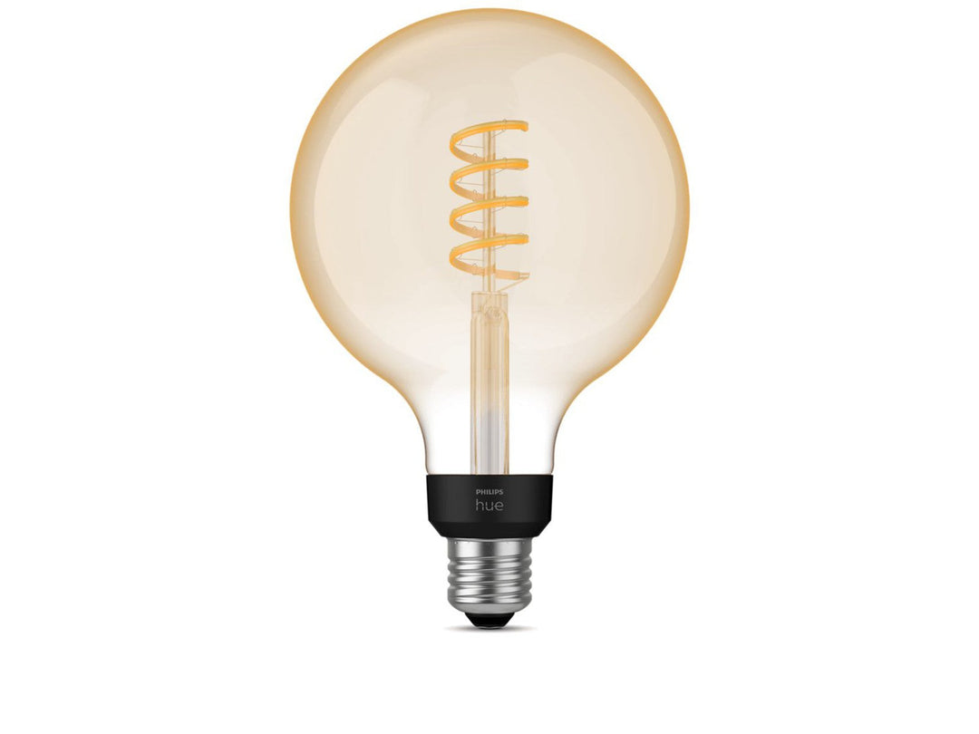 Philips Hue white LED 7W E27 G125 2200-4500 Kelvin - 125 mm-Smartpærer E27-Philips Hue-Hvit-929002478101-Lightup.no