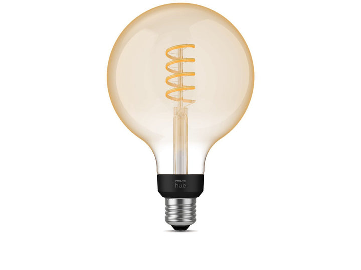 Philips Hue white LED 7W E27 G125 2200-4500 Kelvin - 125 mm-Smartpærer E27-Philips Hue-Hvit-929002478101-Lightup.no