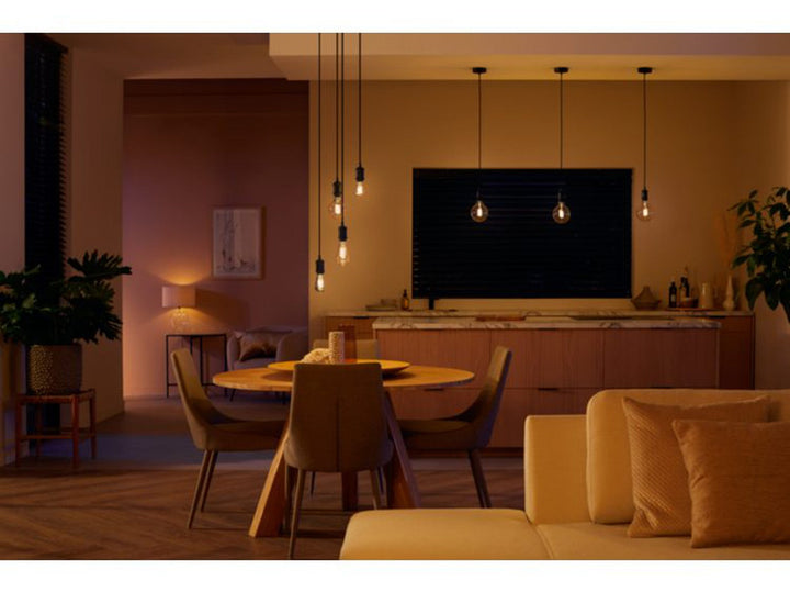 Philips Hue white LED 7W E27 G125 2200-4500 Kelvin - 125 mm-Smartpærer E27-Philips Hue-Hvit-929002478101-Lightup.no