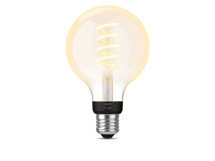 Philips Hue white LED 7W E27 G93 2200-4500 Kelvin - 95 mm-Smartpærer E27-Philips Hue-Hvit-929002477801-Lightup.no