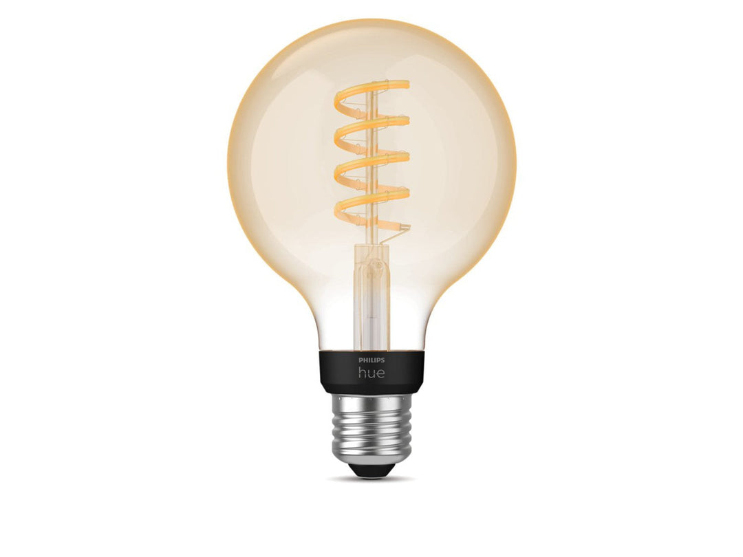 Philips Hue white LED 7W E27 G93 2200-4500 Kelvin - 95 mm-Smartpærer E27-Philips Hue-Hvit-929002477801-Lightup.no