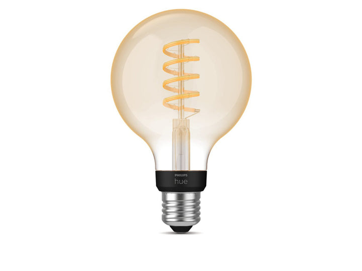 Philips Hue white LED 7W E27 G93 2200-4500 Kelvin - 95 mm-Smartpærer E27-Philips Hue-Hvit-929002477801-Lightup.no
