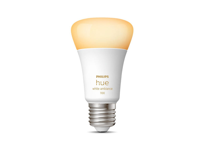 Philips Hue white LED 8W E27 A60 2200-6500 Kelvin - 60 mm-Smartpærer E27-Philips Hue-929002468401-Lightup.no