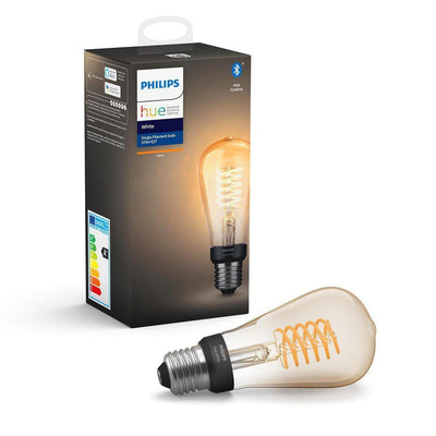 Philips Hue white LED E27 filament 7,2W, 2100K, dimmbar, bluetooth-Smartpærer E27-Philips Hue-929003051701-Lightup.no
