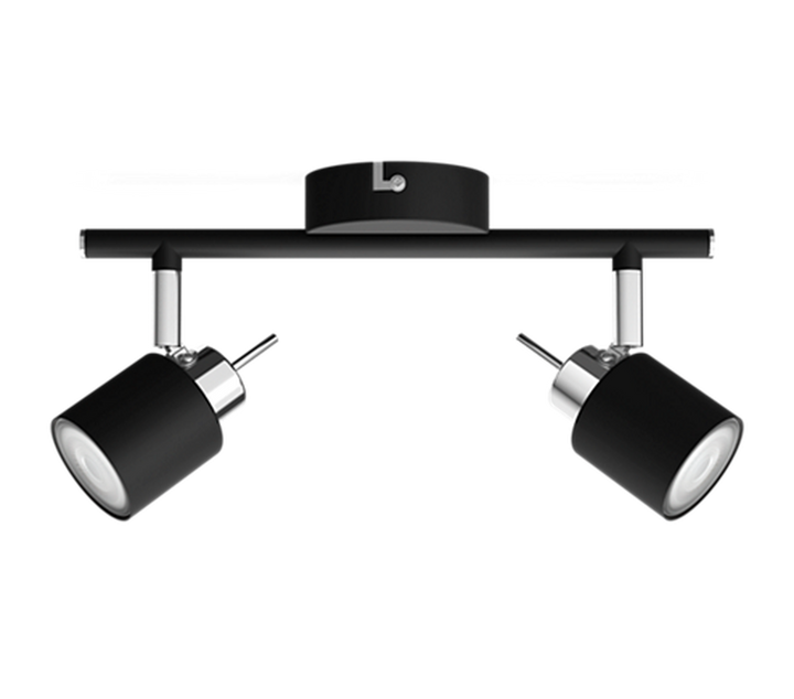 Philips Meranti dobbel spot GU10-Taklamper-Philips-Svart-929003254010-Lightup.no