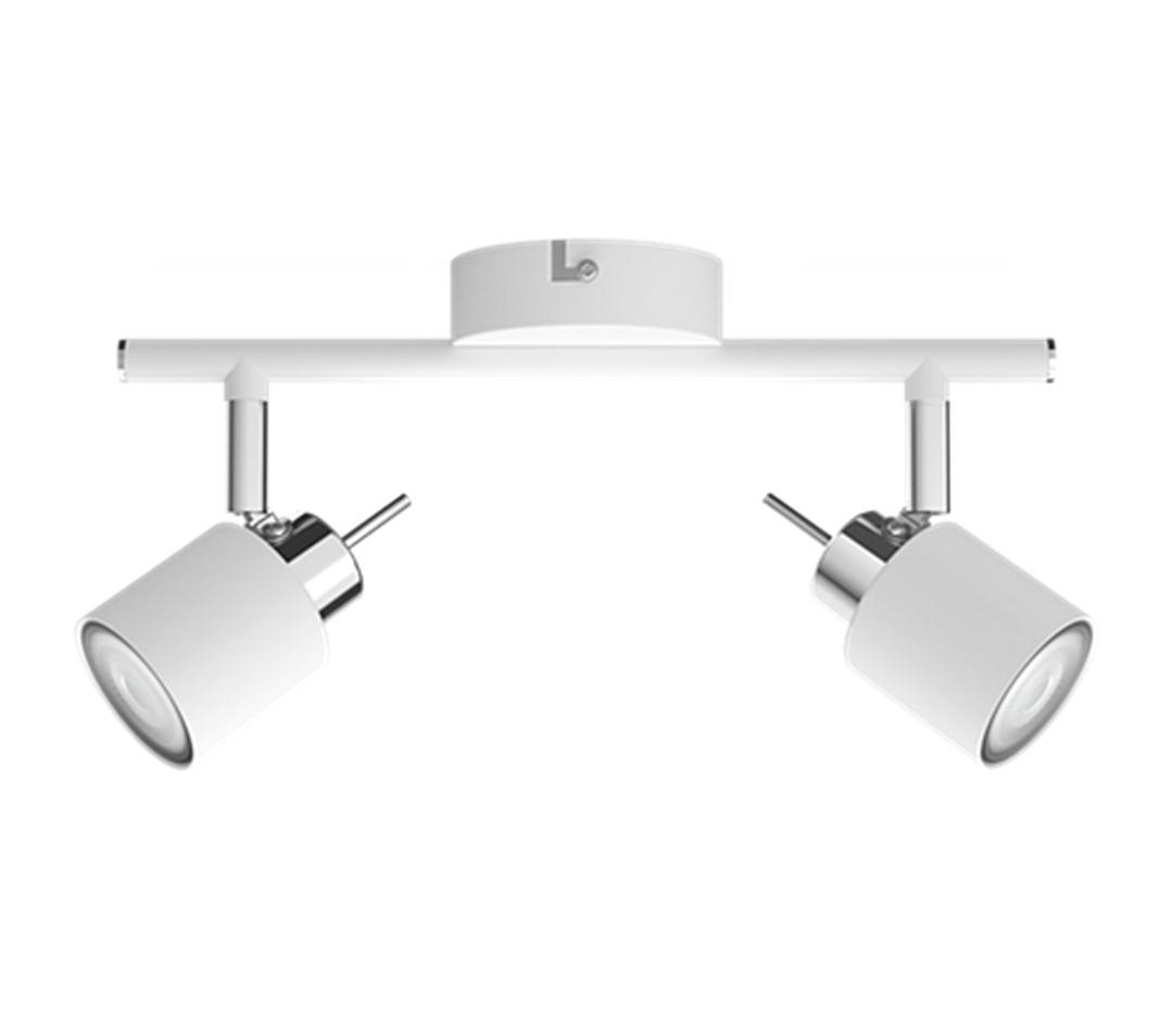 Philips Meranti dobbel spot GU10-Taklamper-Philips-Svart-929003254010-Lightup.no