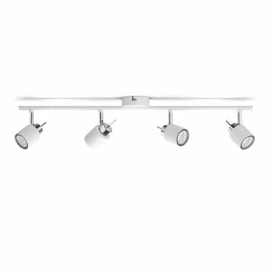 Philips Meranti skinne med 4 spot GU10-Taklamper-Philips-Hvit-929003253801-Lightup.no