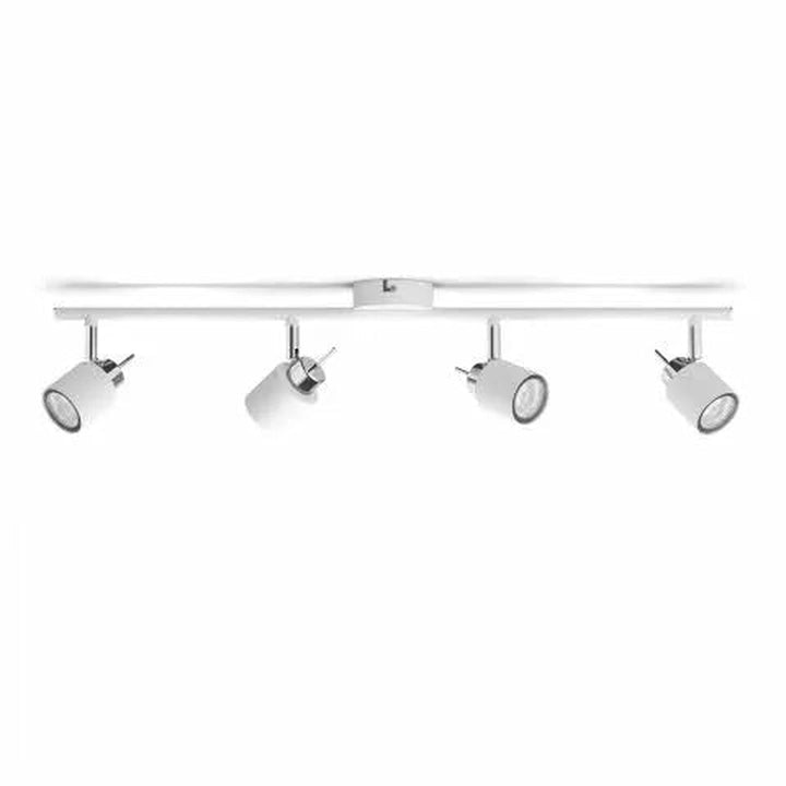 Philips Meranti skinne med 4 spot GU10-Taklamper-Philips-Hvit-929003253801-Lightup.no